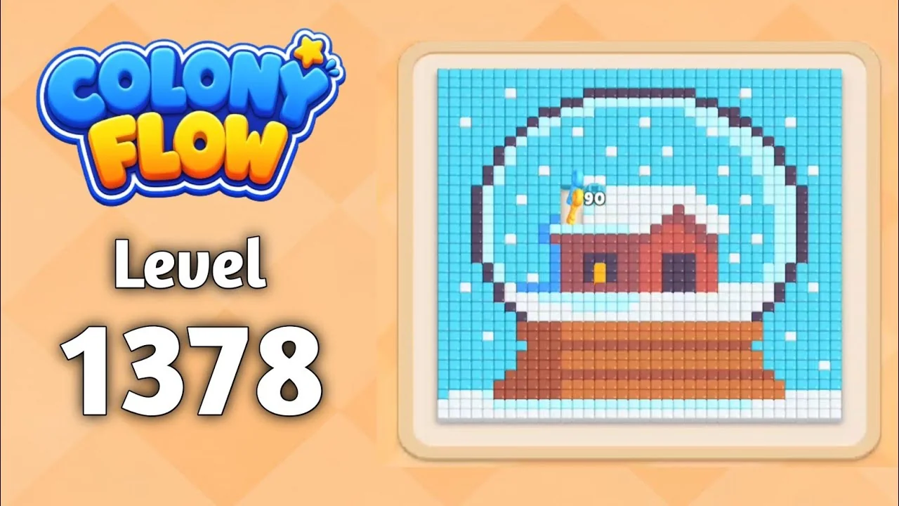 Colony Flow Level 1378 board