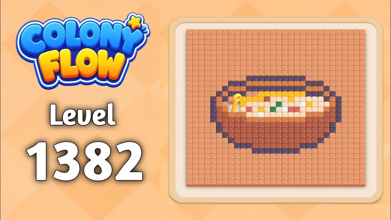 Colony Flow Level 1382 board