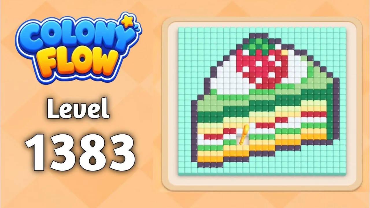 Colony Flow Level 1383 board
