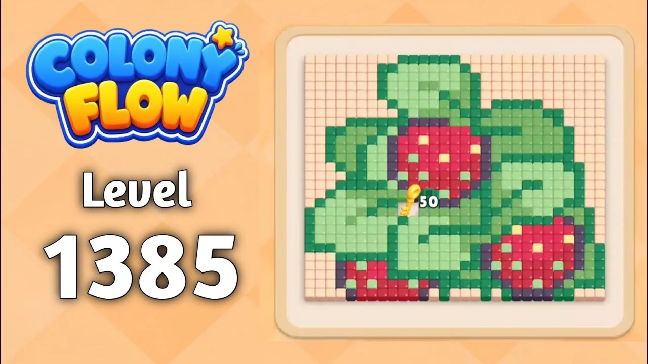 Colony Flow Level 1385 board