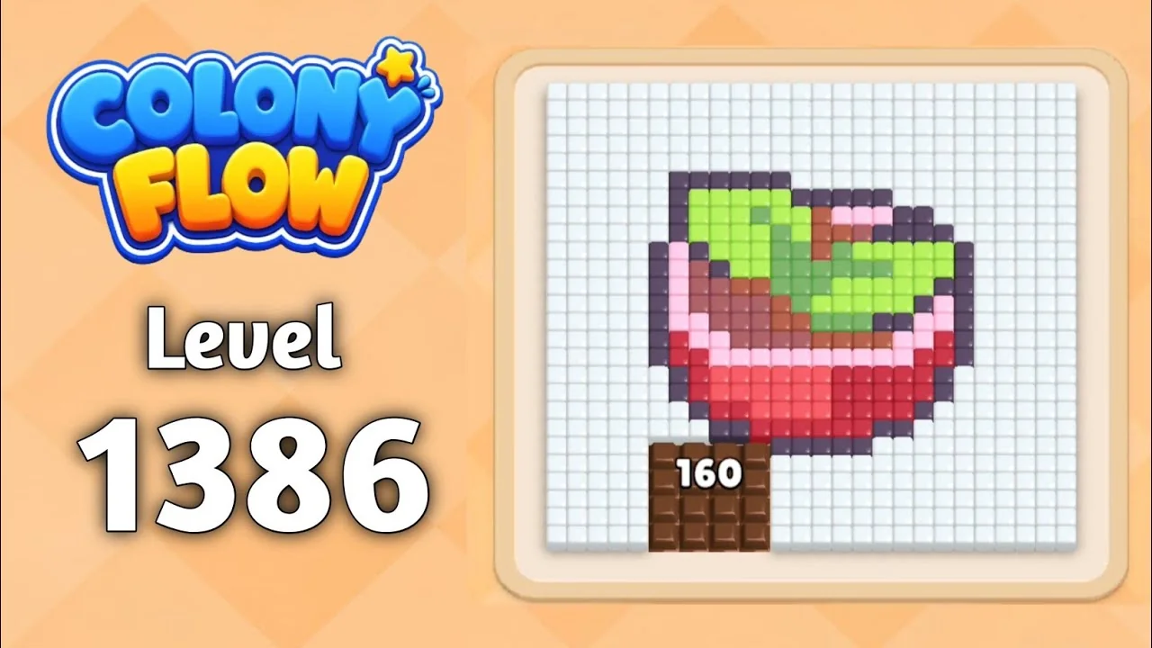 Colony Flow Level 1386 board