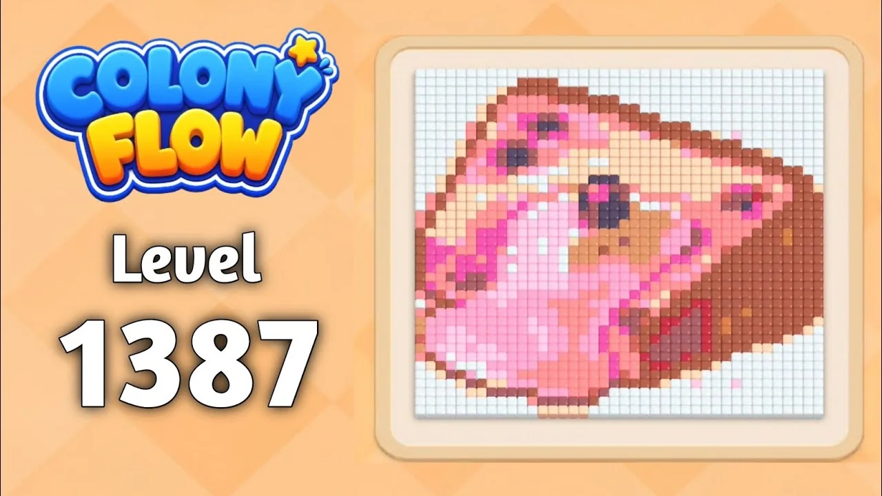 Colony Flow Level 1387 board