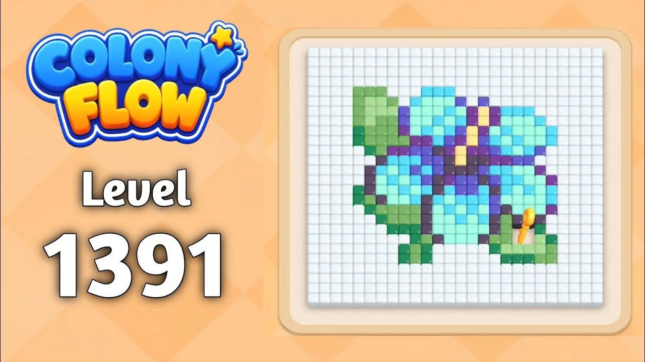 Colony Flow Level 1391 board