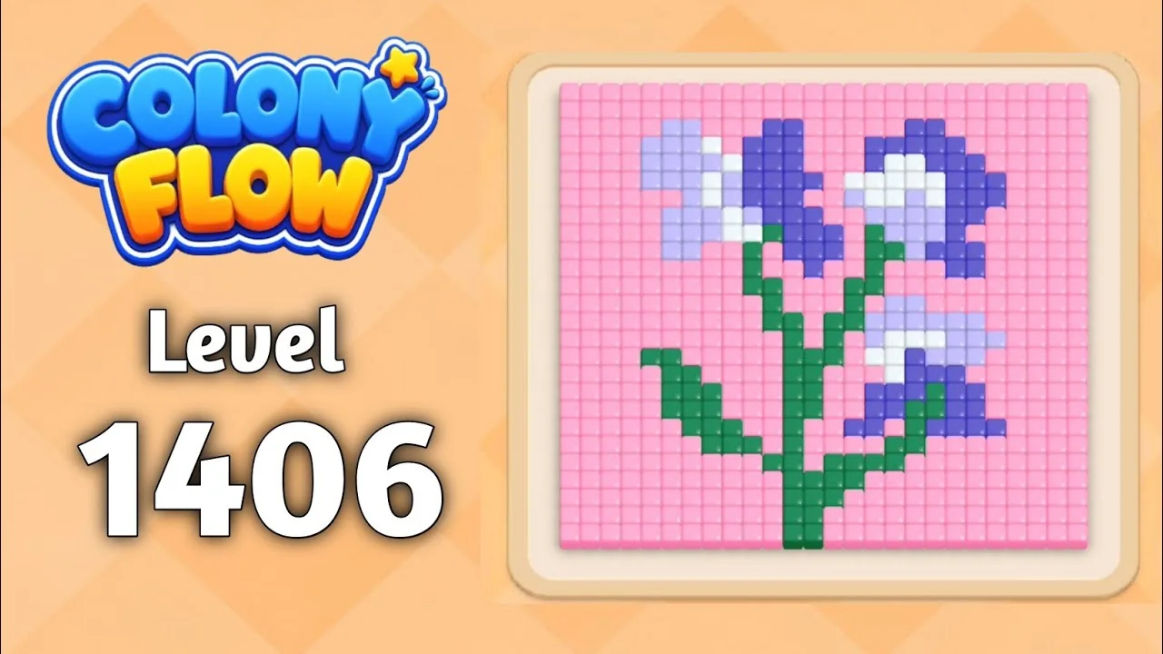 Colony Flow Level 1406 board