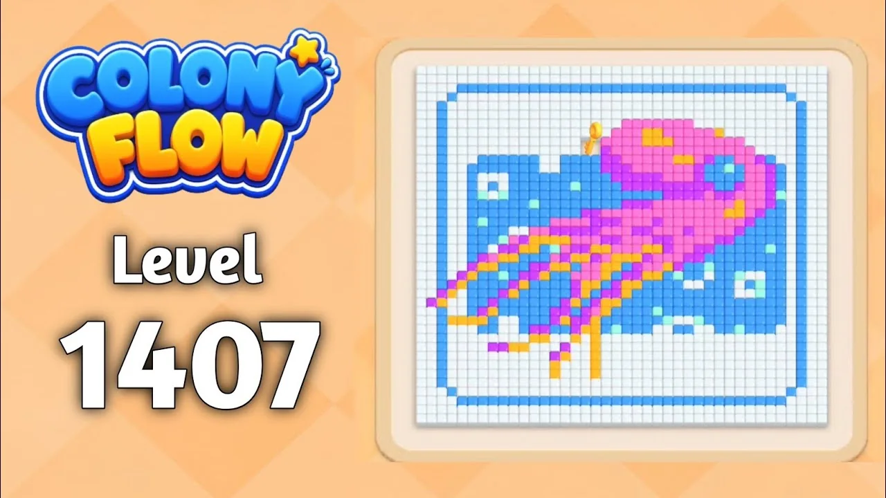 Colony Flow Level 1407 board