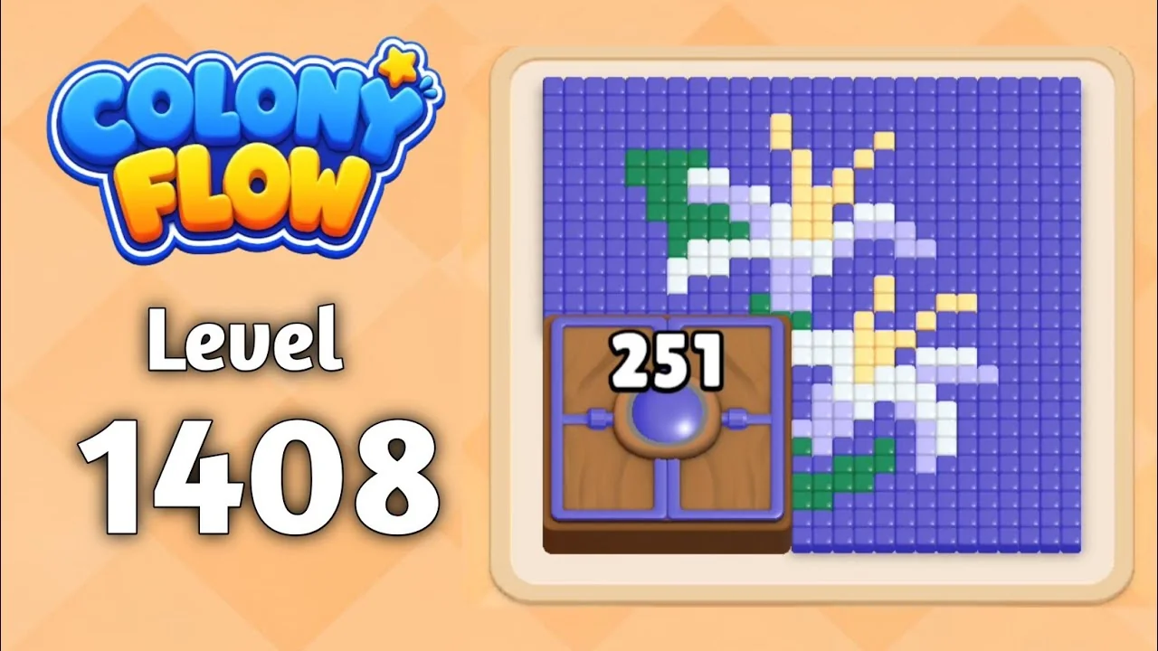 Colony Flow Level 1408 board