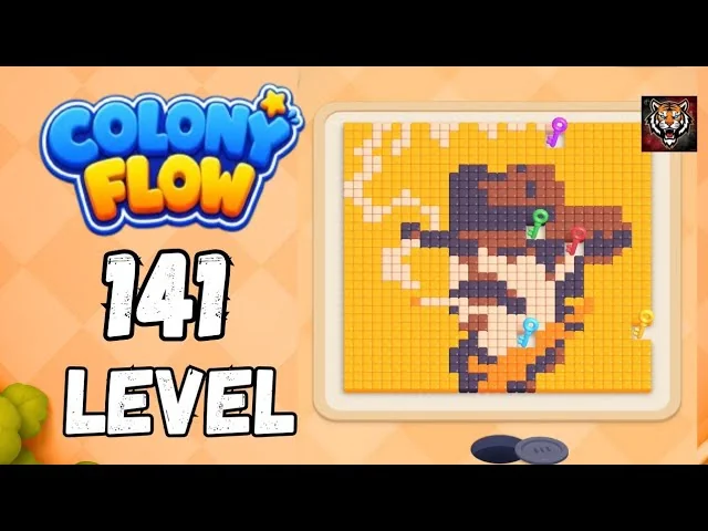 Colony Flow! Level 141 board layout