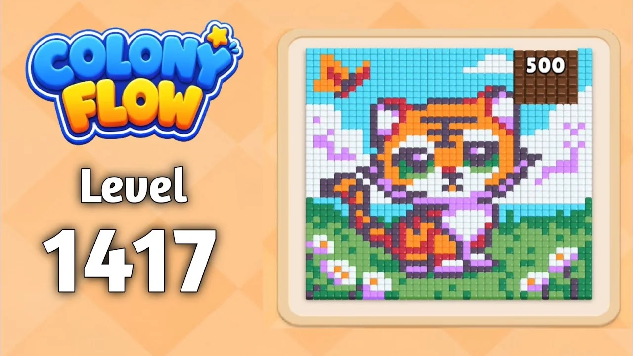 Colony Flow Level 1417 board