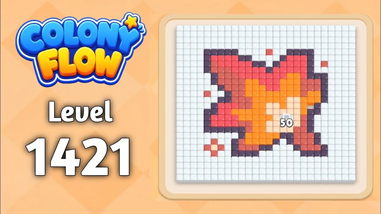 Colony Flow Level 1421 board