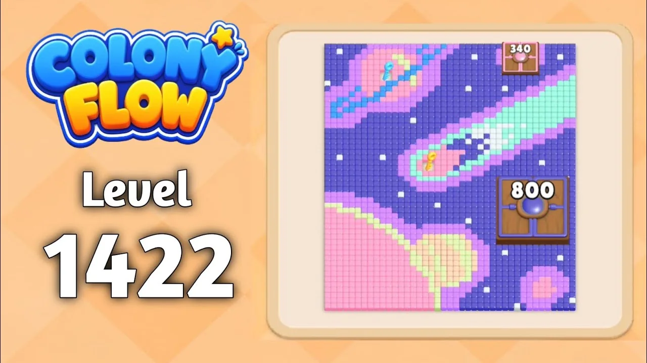 Colony Flow Level 1422 board