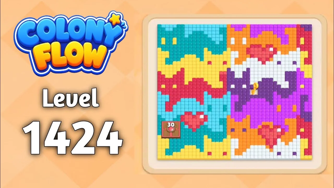 Colony Flow Level 1424 board