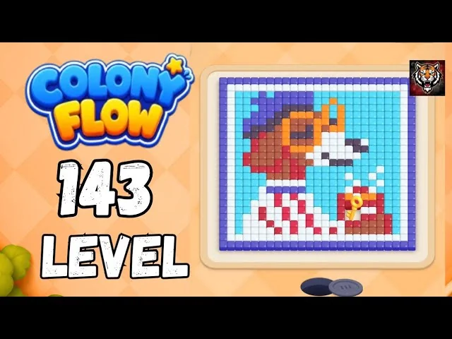 Colony Flow! Level 143 board layout