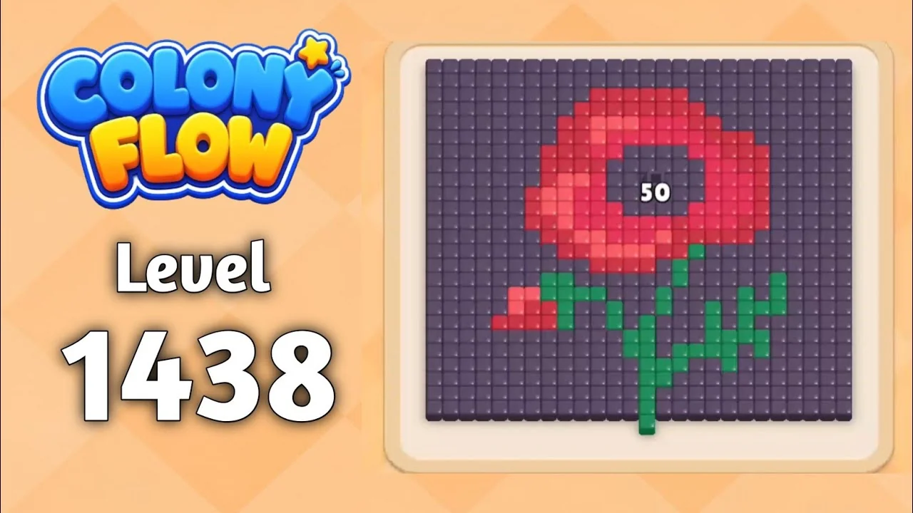 Colony Flow Level 1438 board