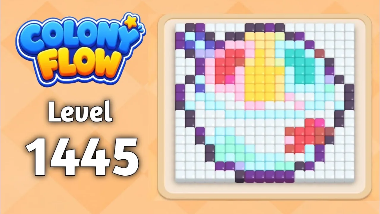Colony Flow Level 1445 board