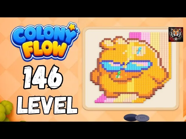 Colony Flow! Level 146 board layout