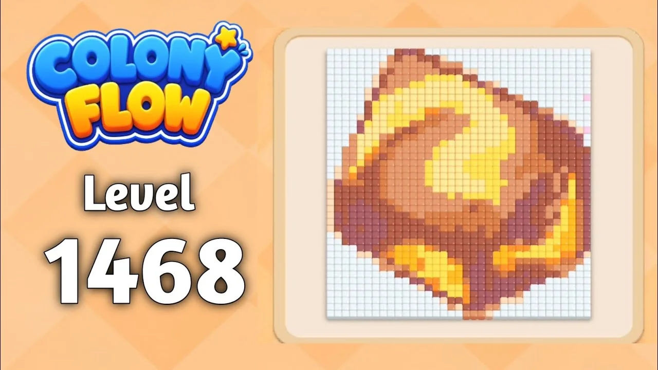 Colony Flow! Level 1468 board