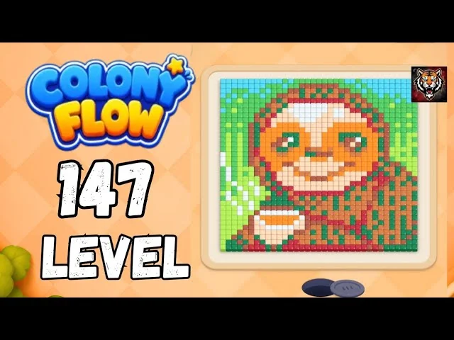 Colony Flow! Level 147 board layout