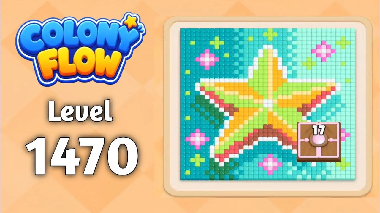 Colony Flow! Level 1470 board