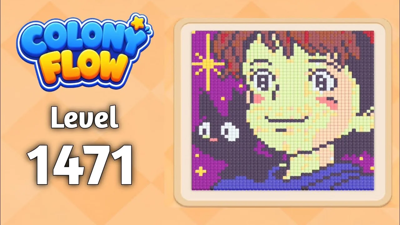 Colony Flow! Level 1471 board