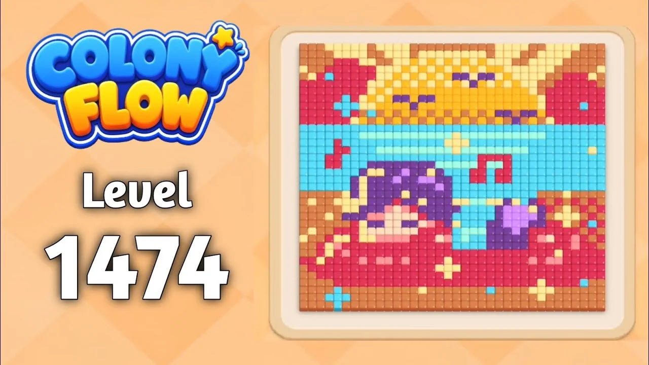 Colony Flow! Level 1474 board
