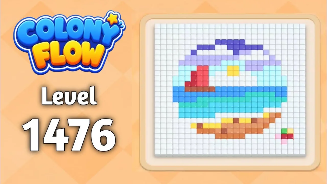Colony Flow! Level 1476 board