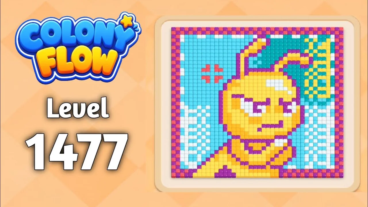 Colony Flow! Level 1477 board