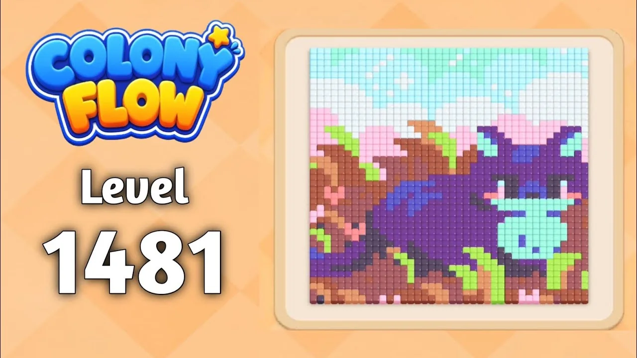 Colony Flow! Level 1481 board