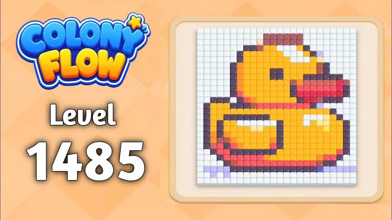Colony Flow! Level 1485 board