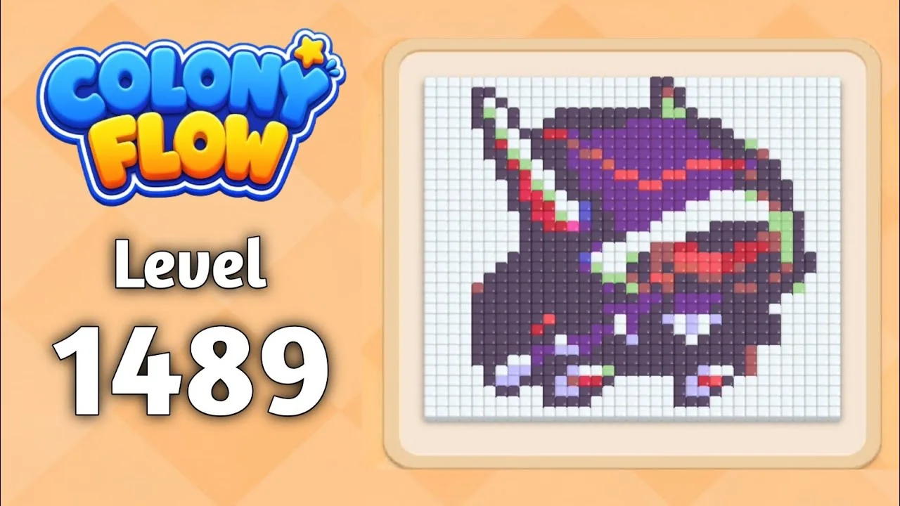 Colony Flow! Level 1489 board