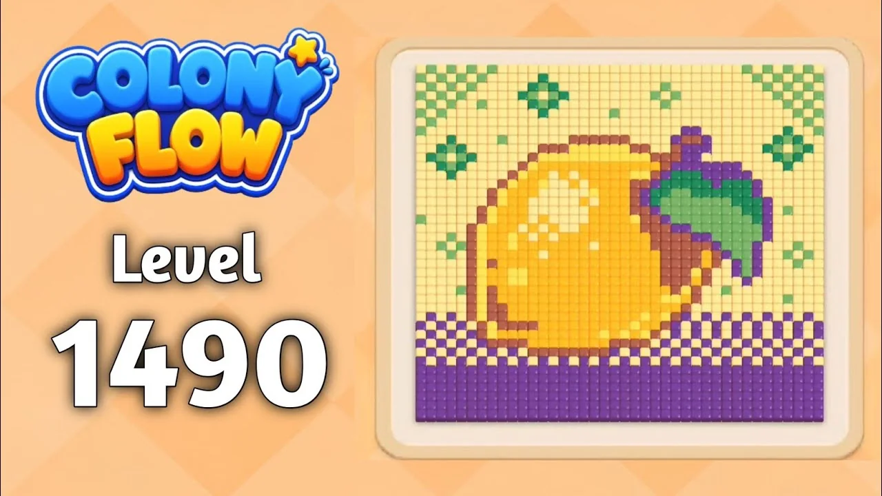 Colony Flow! Level 1490 board