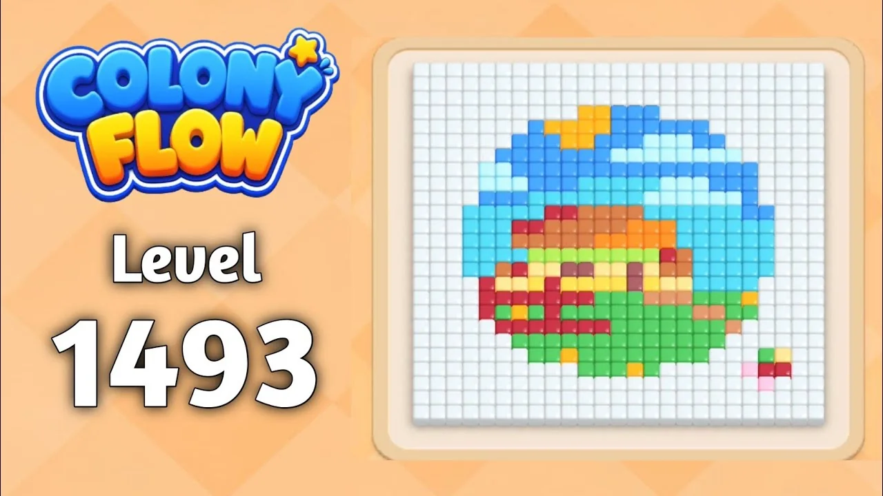 Colony Flow! Level 1493 board