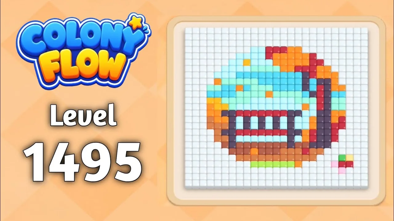 Colony Flow! Level 1495 board