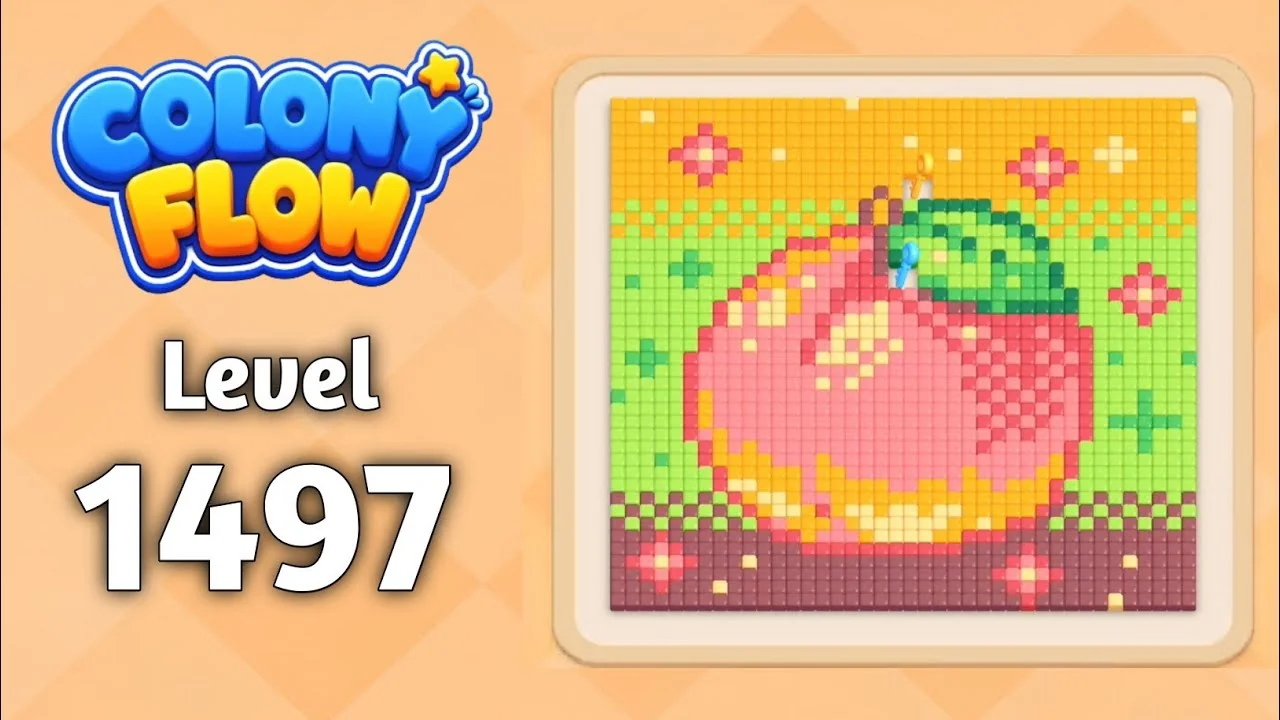 Colony Flow! Level 1496 board