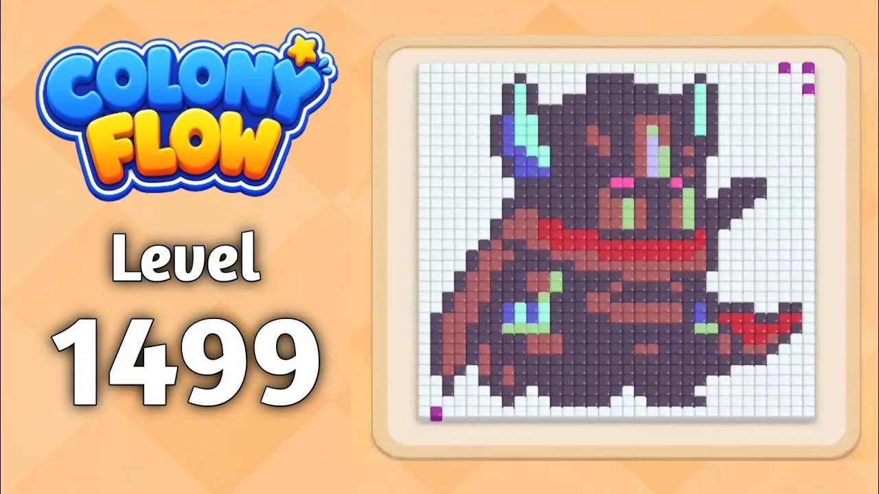 Colony Flow! Level 1499 board