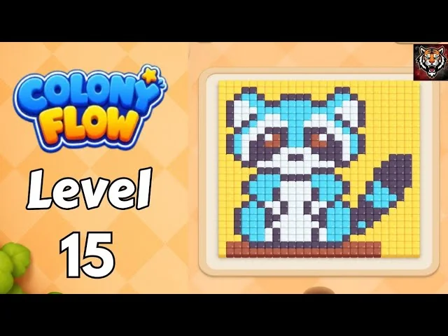 Colony Flow! Level 15 board layout