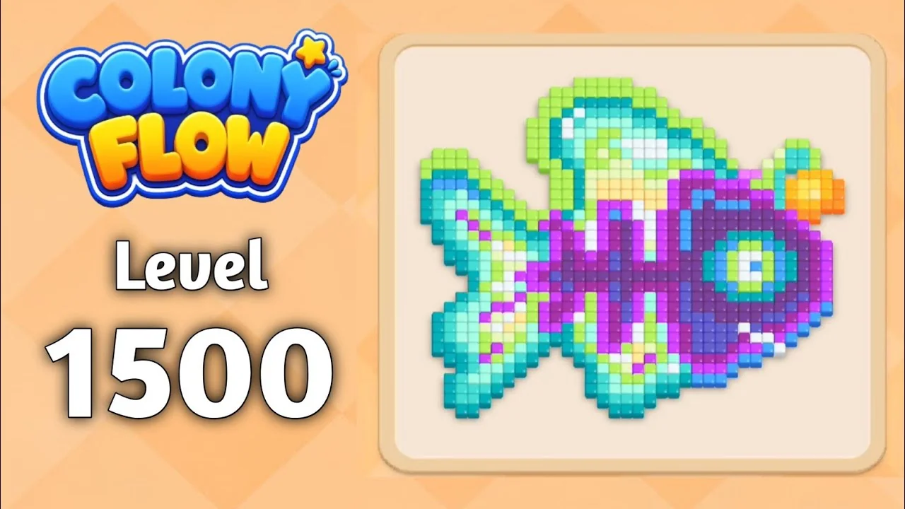 Colony Flow! Level 1500 board