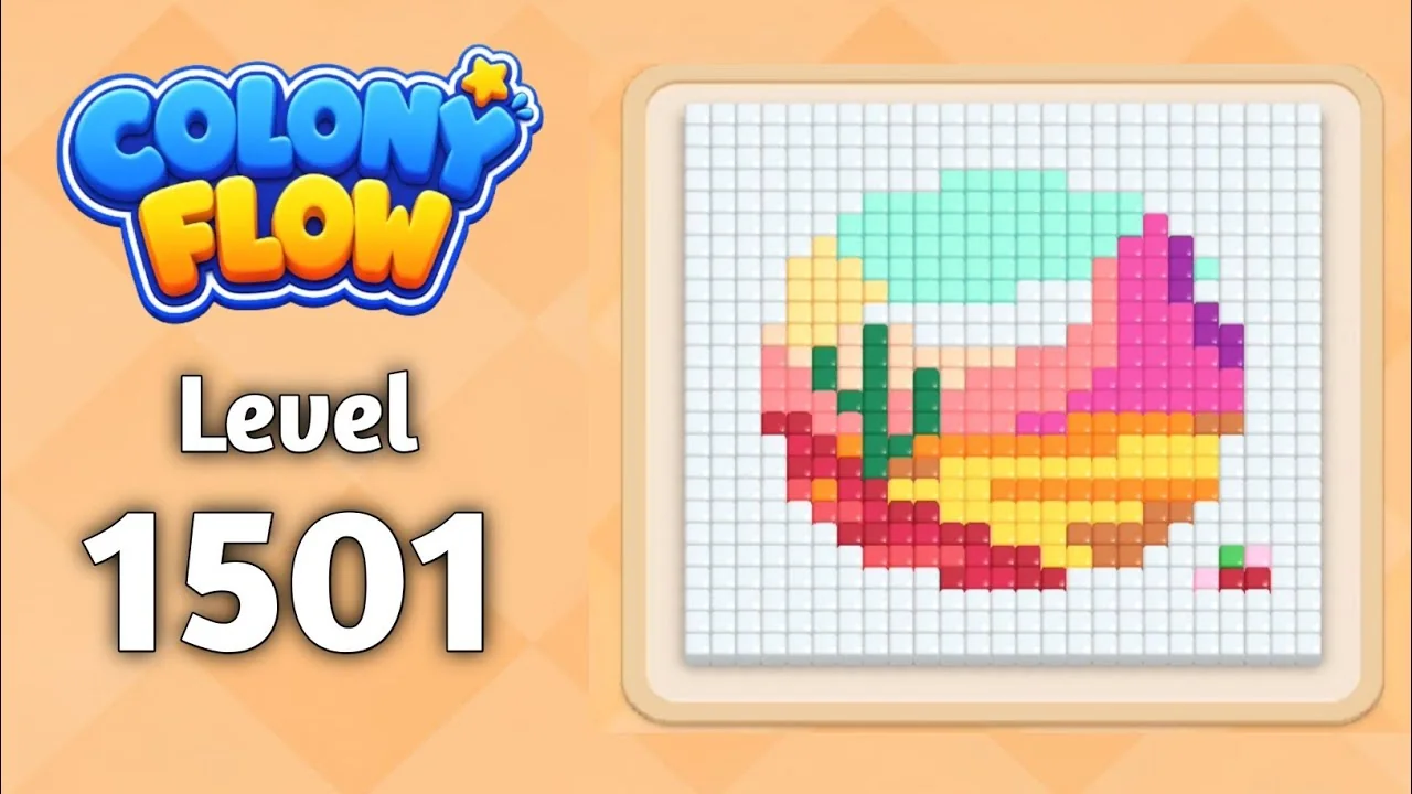 Colony Flow! Level 1501 board