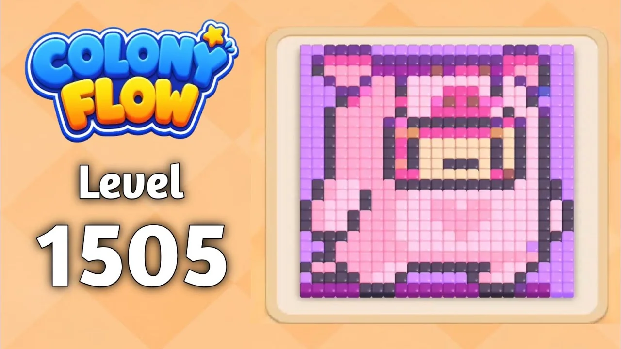 Colony Flow! Level 1505 board