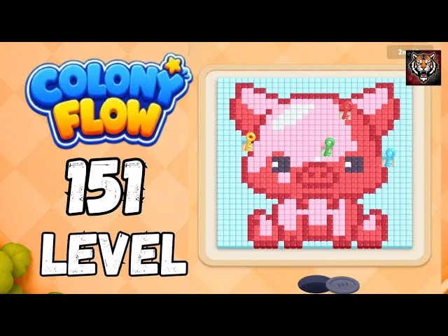 Colony Flow! Level 151 board layout
