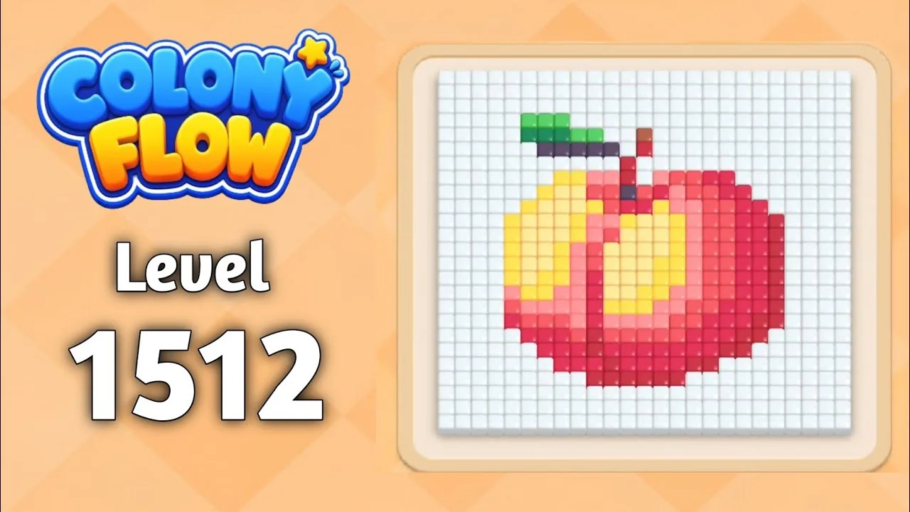 Colony Flow! Level 1512 board