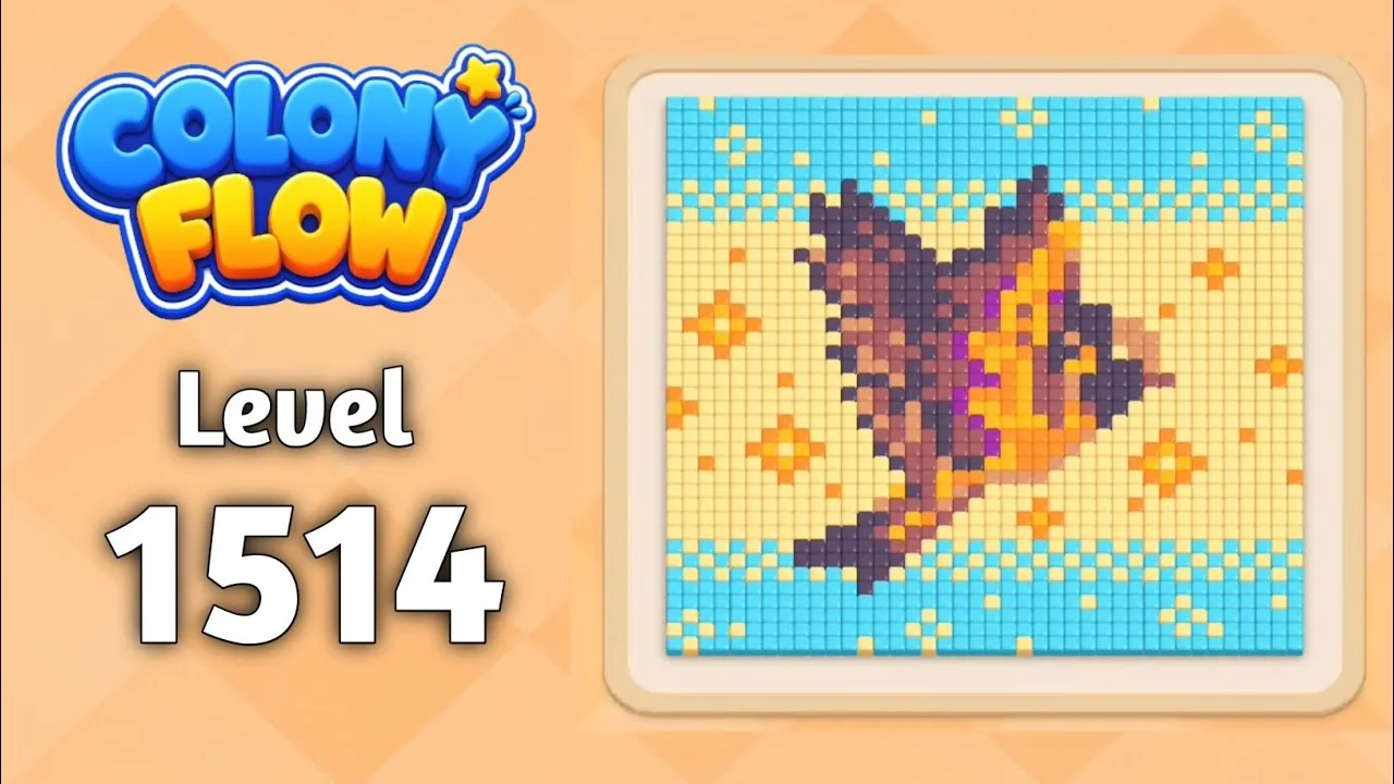 Colony Flow! Level 1514 board