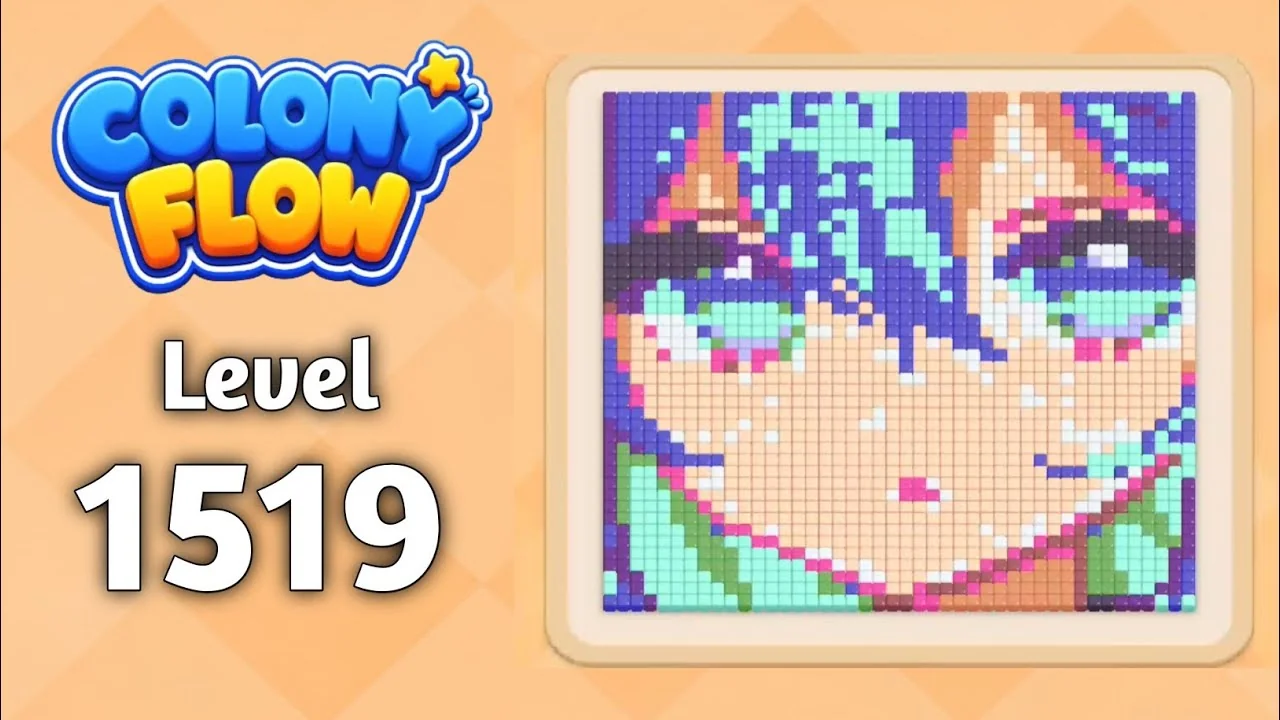 Colony Flow! Level 1519 board