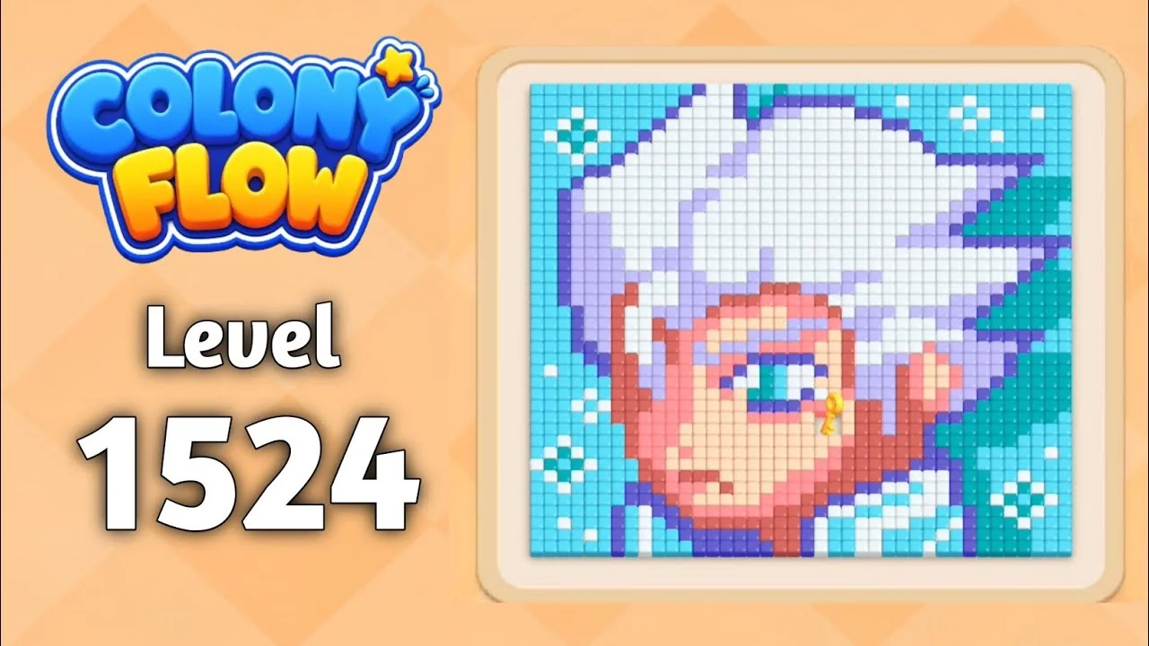 Colony Flow! Level 1524 board