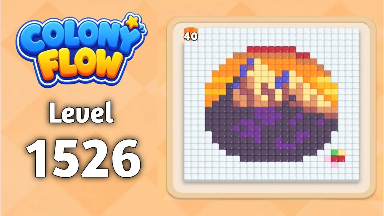 Colony Flow! Level 1526 board