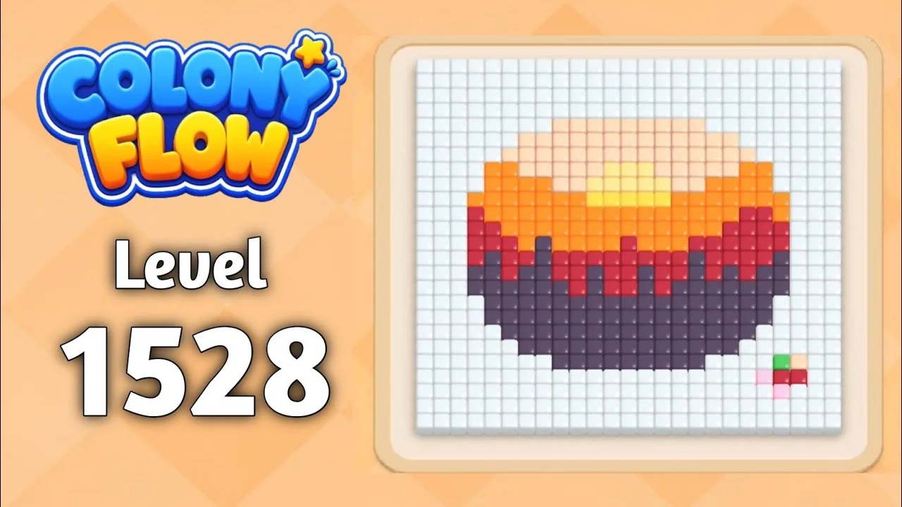 Colony Flow! Level 1528 board