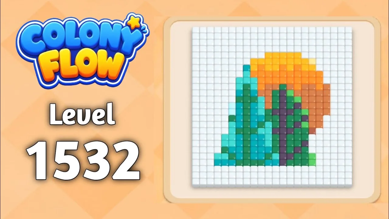 Colony Flow! Level 1532 board