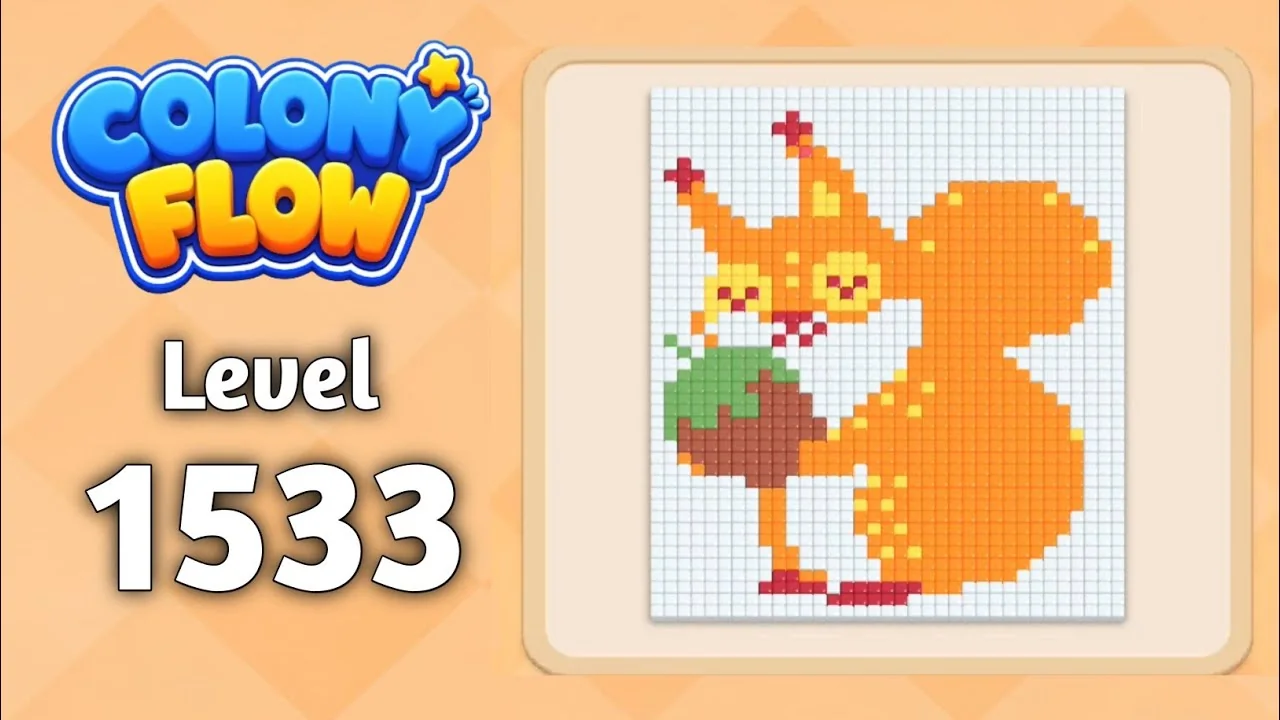 Colony Flow! Level 1533 board