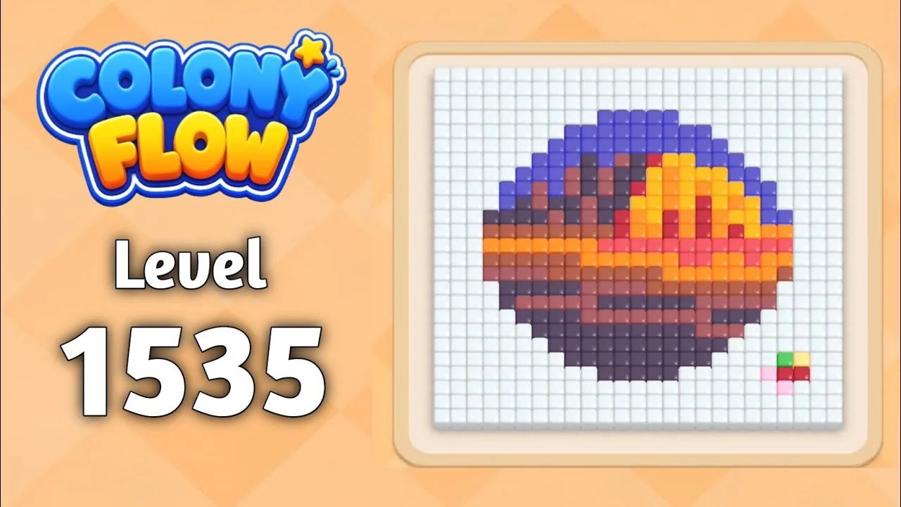 Colony Flow! Level 1535 board