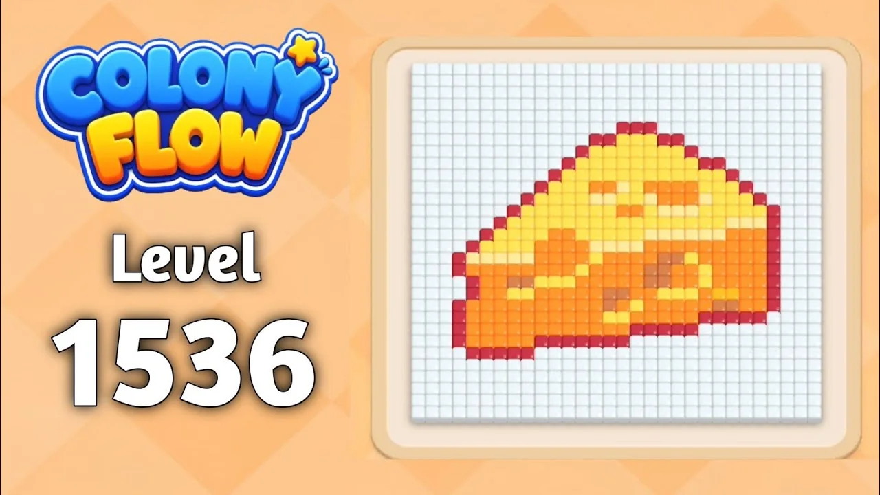 Colony Flow! Level 1536 board