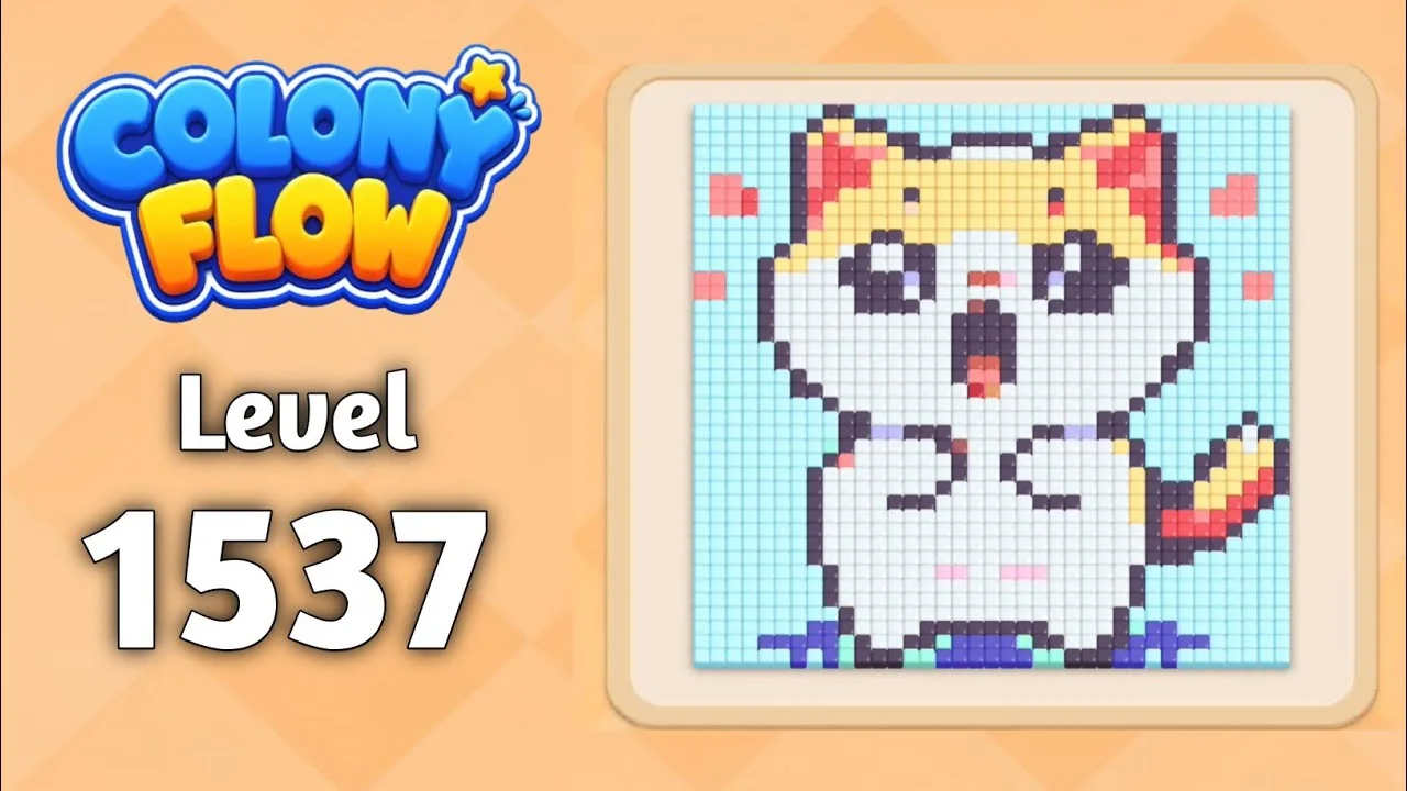 Colony Flow! Level 1537 board